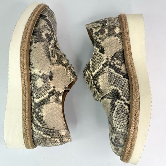 Steve Madden Monterey Oxford Snake Print Women's Sz 8M; fits like 7.5/8Narrow - Picture 3 of 9